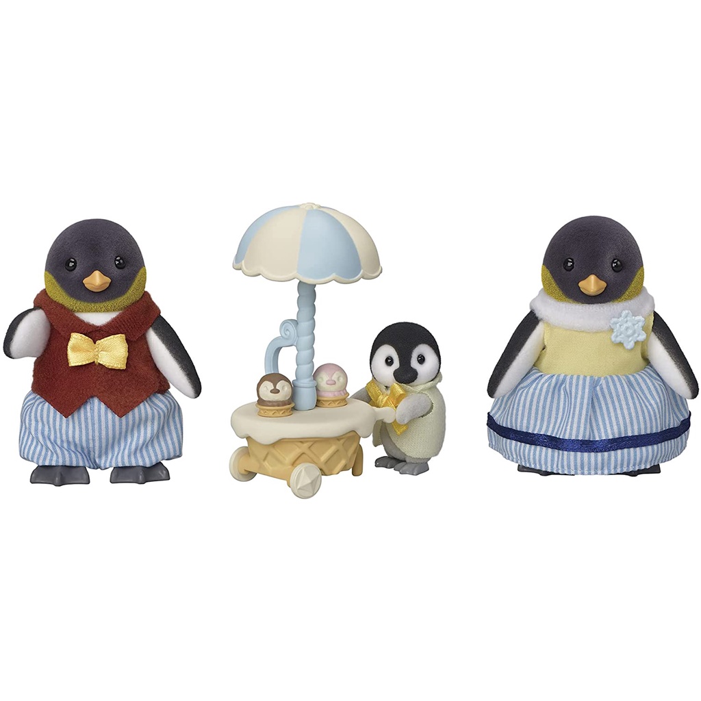 MỚI Đồ Chơi Sylvanian Families Gia Đình Chim Cánh Cụt Penguin Family