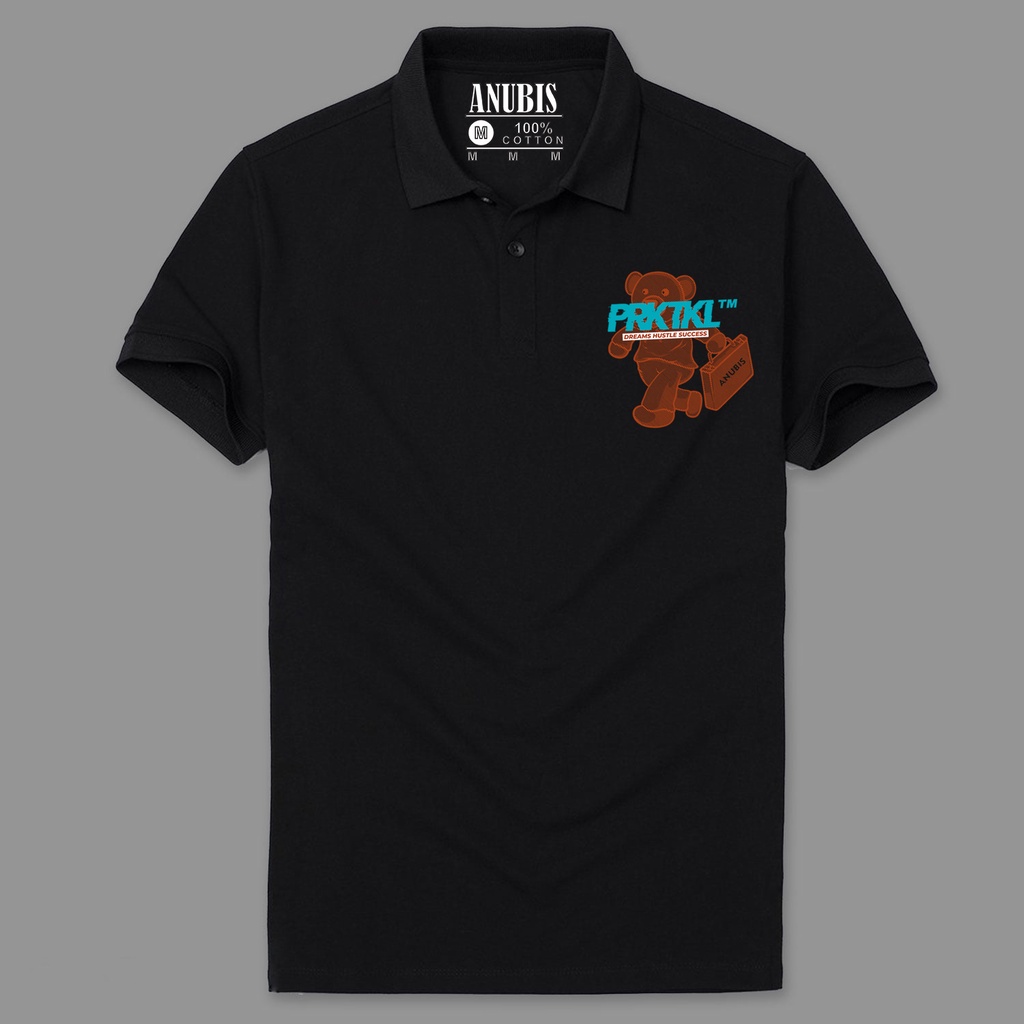 Áo thun Polo Gấu Cầm Vali Anubis - Vải Cao Cấp Bigsize