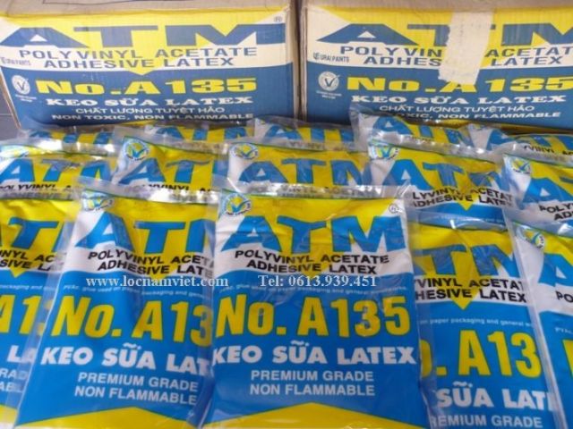 Keo Sữa 1kg ATM Dán Tường Trang Trí, Trộn Slime Đa Năng