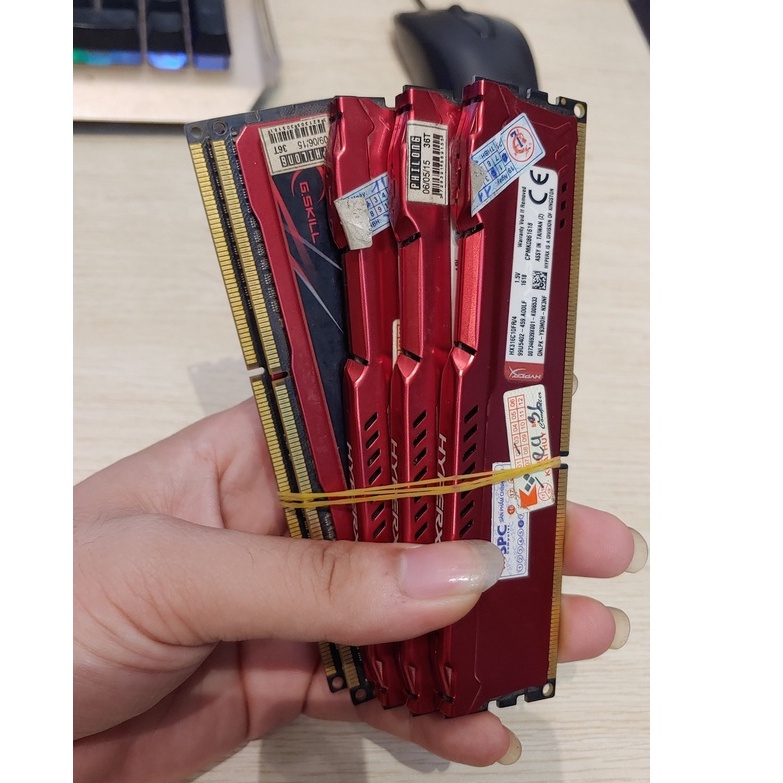 RAM 4GB DDR3 BUS 1600 cũ bảo hành 1 tháng