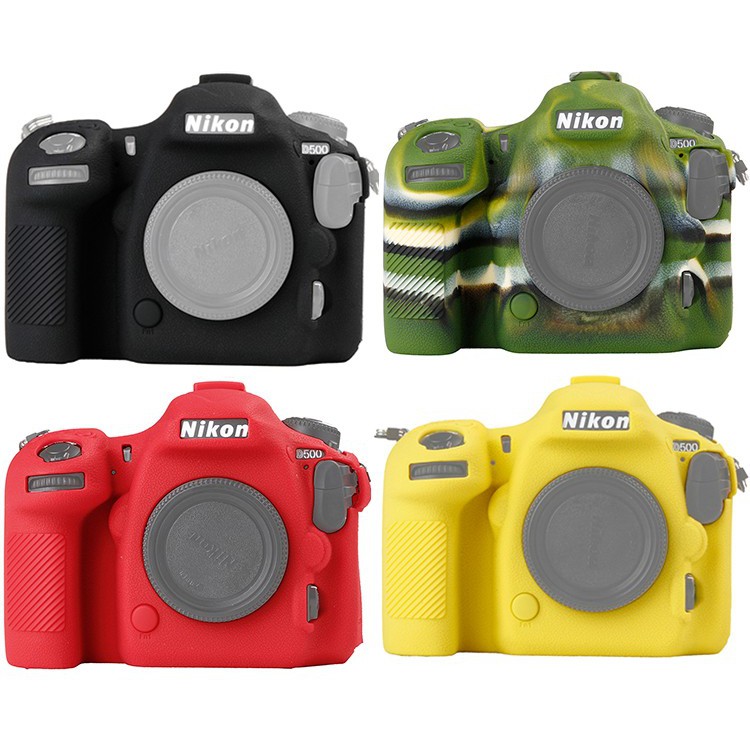Vỏ bảo vệ camera cao su silicon mềm cho máy ảnh DSLR Nikon D500