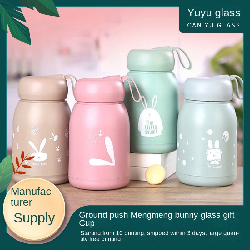 Ly Thủy Tinh Mini Hình Thỏ Munchkin Dễ Thương