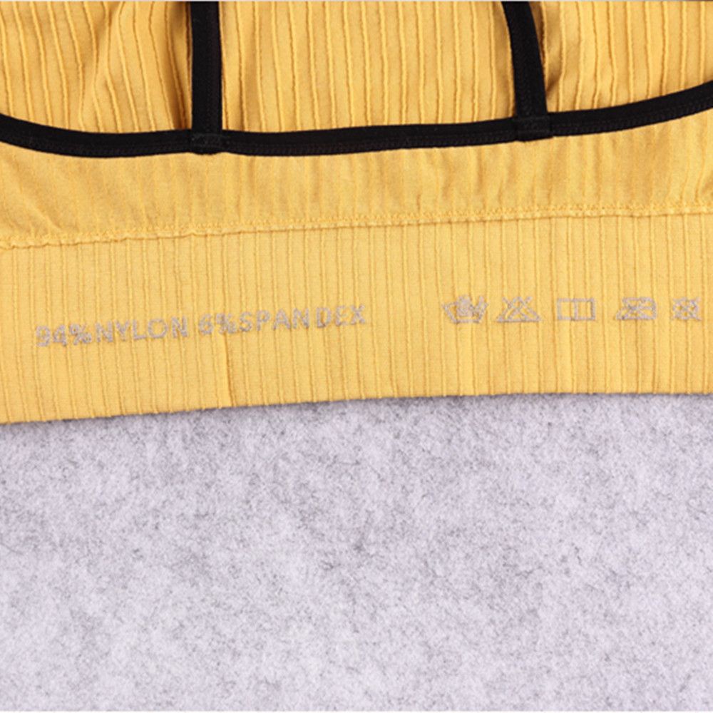 Áo lót thể thao bằng cotton mềm thoáng khí không đường may nhiều màu sắc dành cho nữ