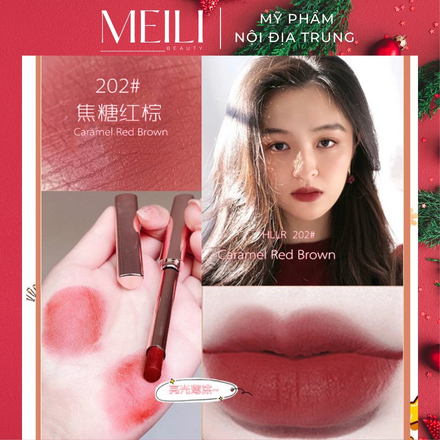 [HOT] Son Thỏi Căng Mọng Môi HLLR Lips Lâu Trôi Lên Màu Nhanh Dưỡng Ẩm Không Khô Môi - Meili Beauty | BigBuy360 - bigbuy360.vn