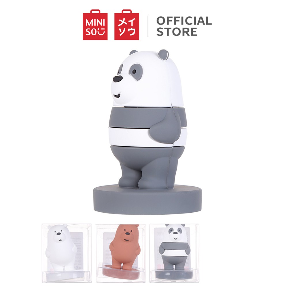 Đồ trang trí hình gấu 3D We Bare Bears Miniso