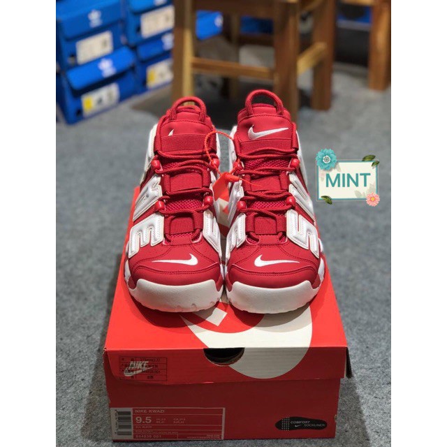( SALE SỐC - Video ) Giày Sneaker Uptempo Supreme Red