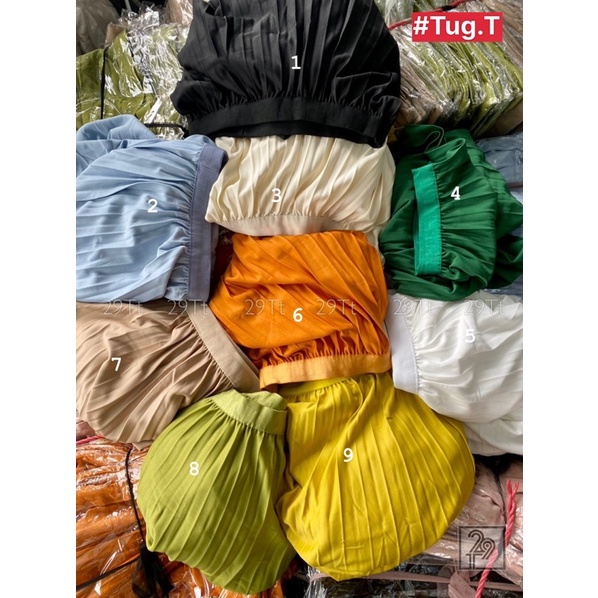 CHÂN VÁY XẾP LY LỤA MÁT HÀNG QUẢNG CHÂU CHẤT ĐẸP MS15566