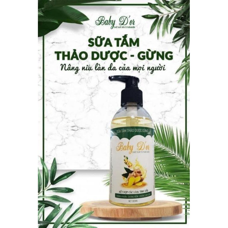 [sỉ và lẻ] Sữa tắm thảo dược Gừng chiết suất thiên nhiên hàng công ty,đề phòng cảm cúm | BigBuy360 - bigbuy360.vn