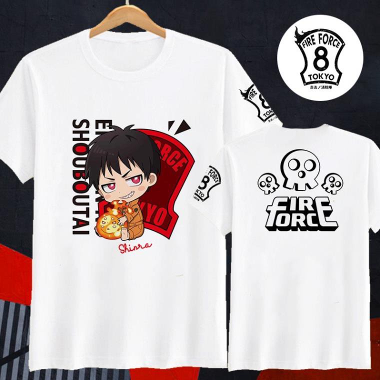 Áo thun Fire Force (Enen no Shouboutai) Shinra - CODE07