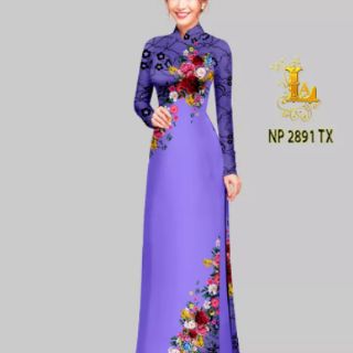 Vải áo dài in 3D tằm ý/lụa nhật