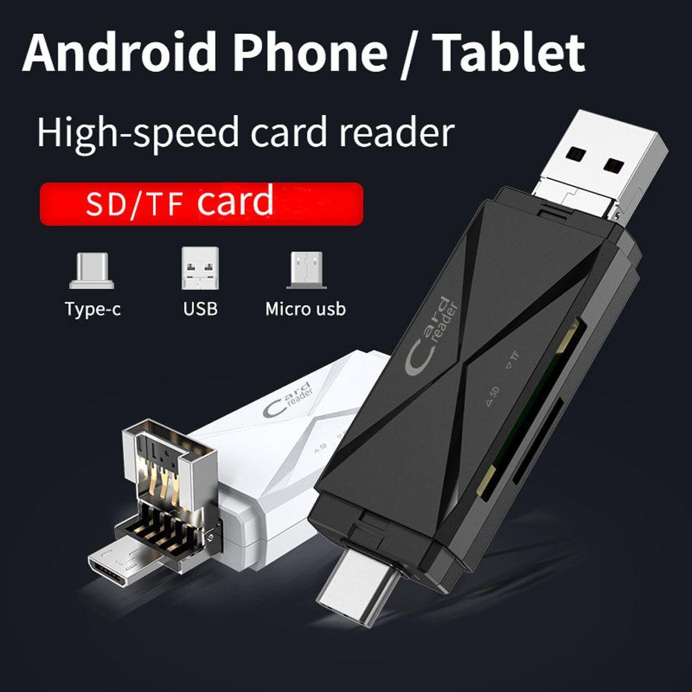 Đầu Đọc Thẻ Nhớ 3 Trong 1 OTG Type C