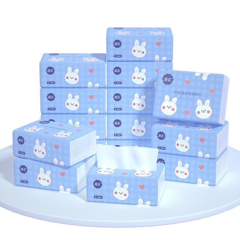 1 Gói Giấy Ăn Thỏ Vỏ Xanh 4 Lớp