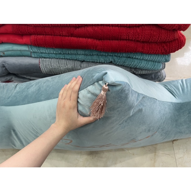 TỰA ĐẦU GIƯỜNG nỉ nhung tuyết Vương Miện_Hàng nhập khẩu [Ảnh/Video Thật]