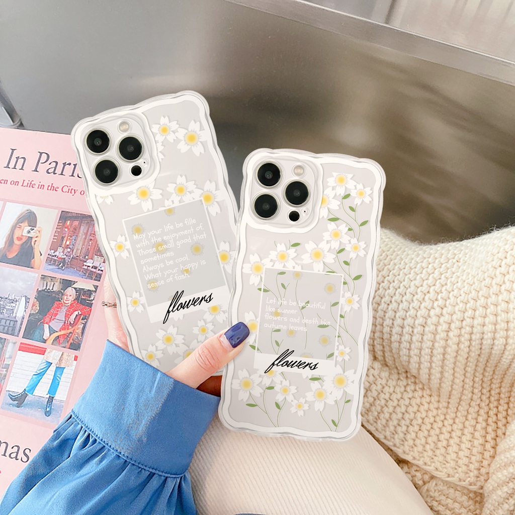 Ốp lưng iphone trong lượn sóng daisy 6/6plus/6s/6splus/7/7plus/8/8plus/x/xs/11/12/13/14/pro/max/promax/plus/shin/case