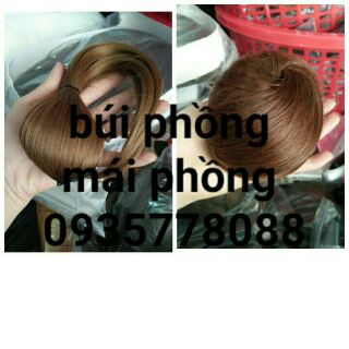 Compo tóc búi mái phồng