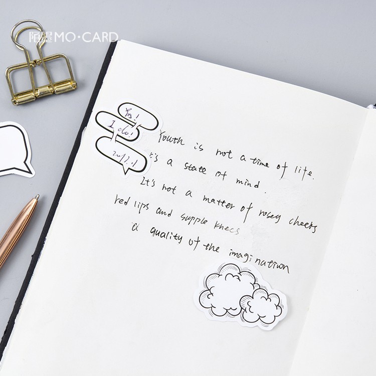 Hộp 45 Miếng Dán Sticker Frame Box MoCard Trang Trí Sổ Thiệp [ 082 ]