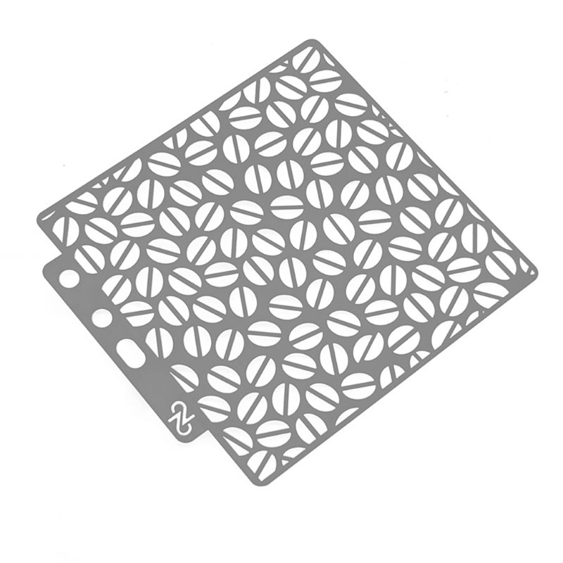 Khuôn dùng súng phun sơn xịt tạo họa tiết nghệ thuật nhiều kiểu dáng khác nhau trang trí album DIY