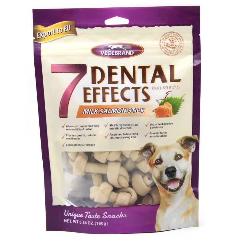 [Mã PET50K giảm Giảm 10% - Tối đa 50K đơn từ 250K] Bánh thưởng - Xương gặm sạch răng cho chó mèo 7 Dental Effects
