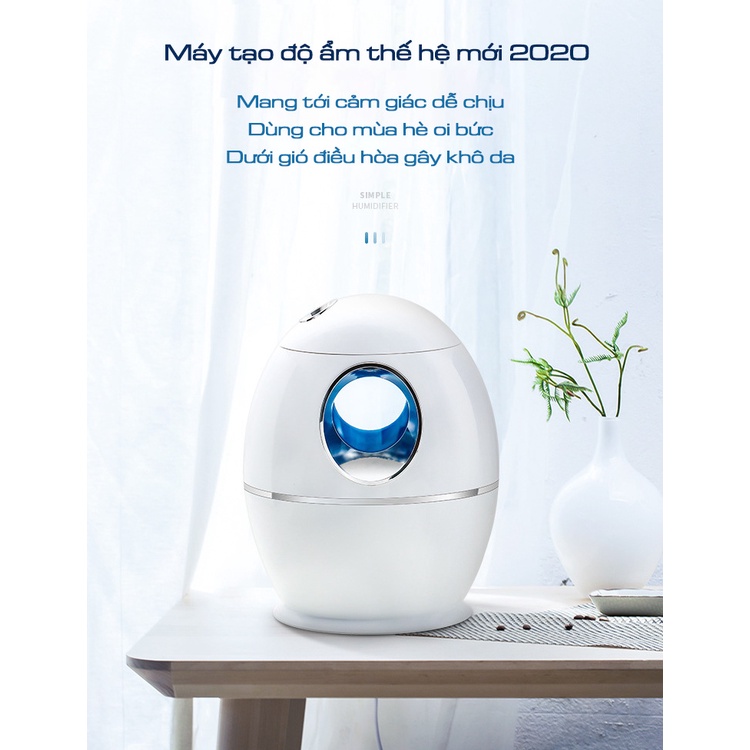 Máy phun sương, phun sương tạo ẩm Humidifier chính hãng, đầu cắm USB