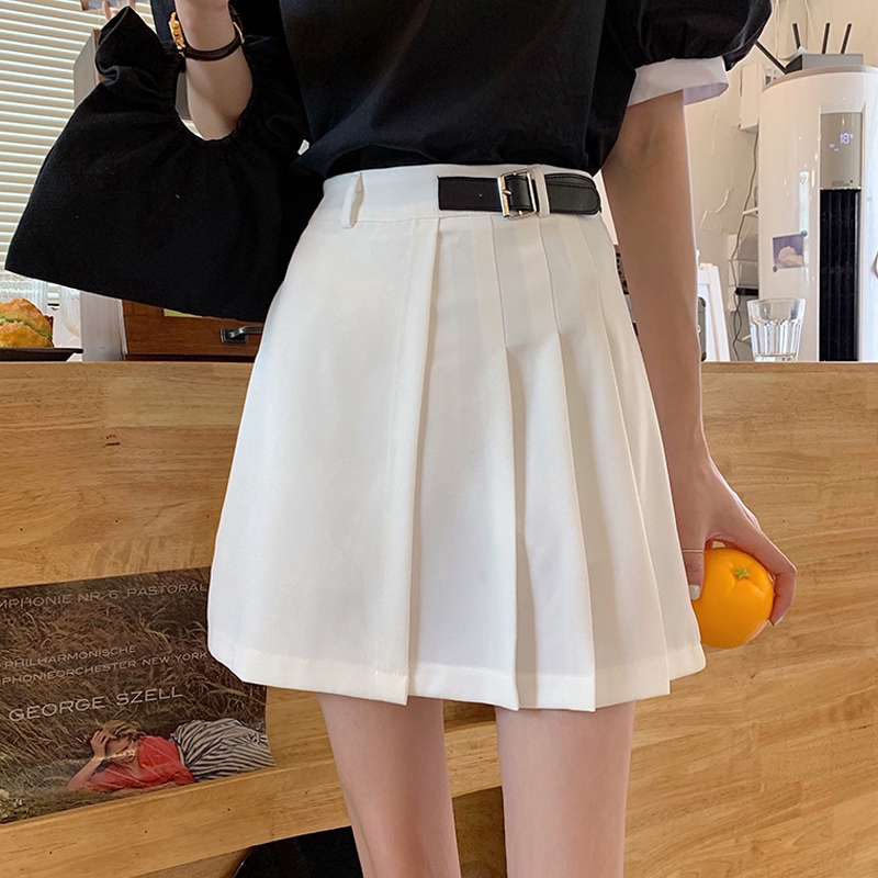 Chân Váy Chữ A Lưng Cao Phong Cách Hàn Quốc Xếp Ly 715 | BigBuy360 - bigbuy360.vn