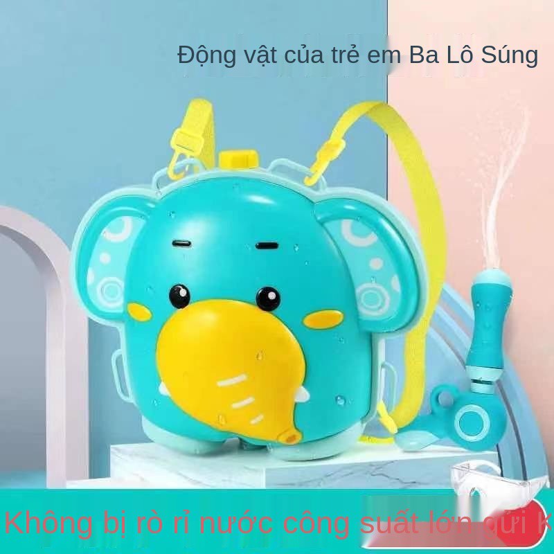 Súng nước trẻ em ba lô cho bé trai và gái Loại kéo lớn -đồ chơi trò năng suất