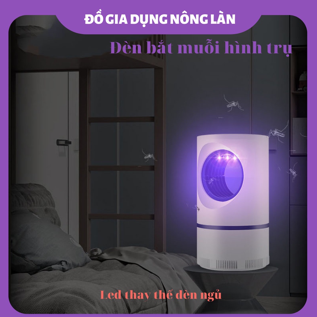 Đèn Bắt Muỗi Và Diệt Côn Trùng Thông Minh Mosquito Killing Công Nghệ Đèn LED Dùng Nguồn USB