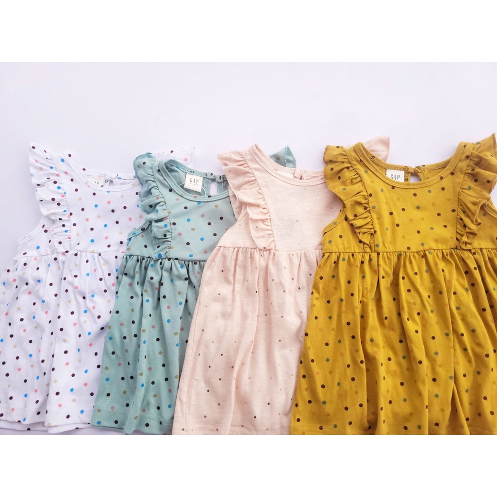 SET 2 VÁY CHẤM BI BÈO CÁNH TIÊN BG