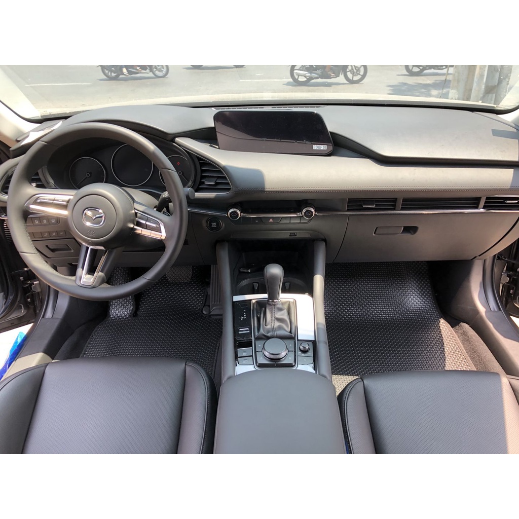 Thảm Lót Sàn Ô Tô KATA Cao Cấp Cho Xe Mazda 3  - Không mùi, Không ẩm mốc, Dễ dàng vệ sinh