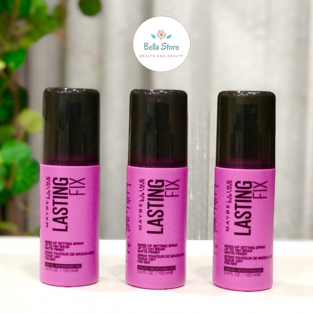 Xịt khóa lớp trang điểm Maybelline Face Studio Lasting Fix Set Spray Matte Finish 100ml