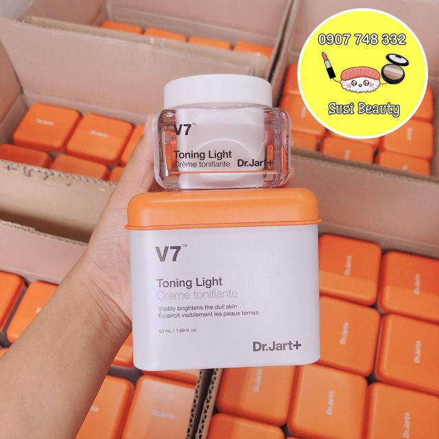 Kem Dưỡng Trắng Da V7 Toning Light Dr.Jart+ 50ml