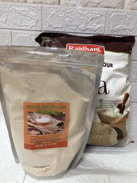 1kg Bột Mỳ nguyên cám Ấn độ