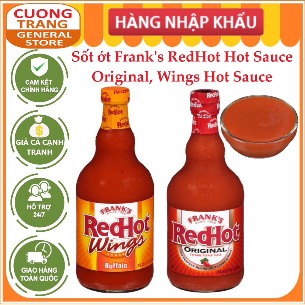 Sốt ớt Frank's 354 ml