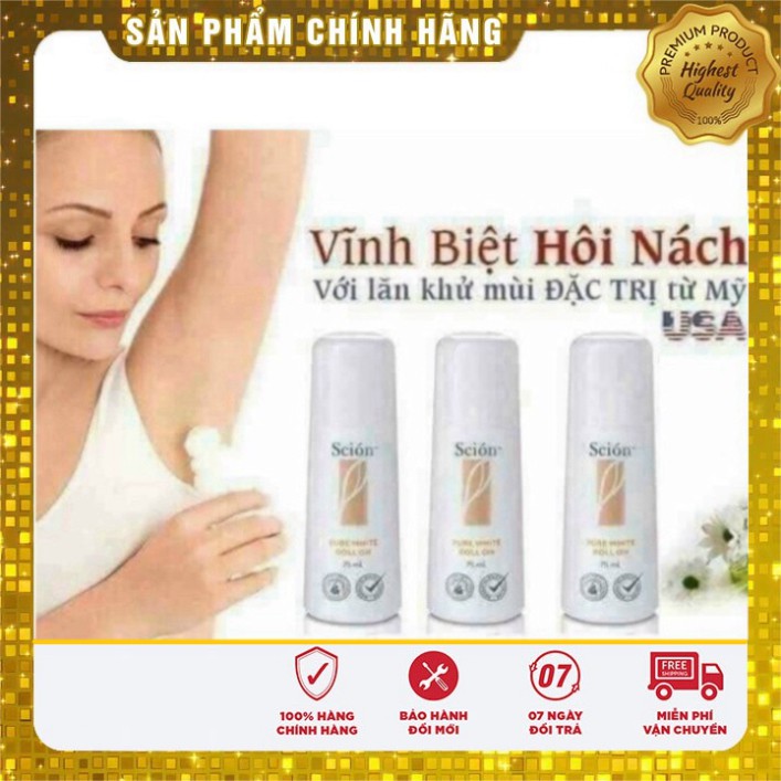 Lăn Khử Mùi NuSkin Scion Pure White Roll 100% dứt điểm hôi nách | BigBuy360 - bigbuy360.vn