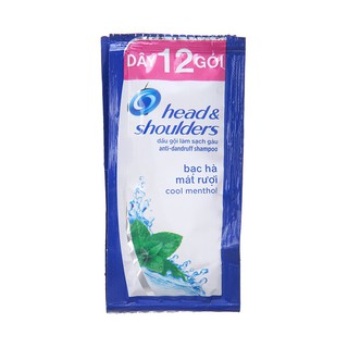 Dầu gội Head & Shoulder Sạch gàu Bạc hà mát rượi gói 6g