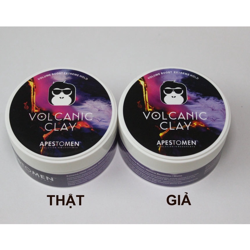 Sáp vuốt tóc nam VOLCANIC CLAY mẫu mới  Không bị khô và rít