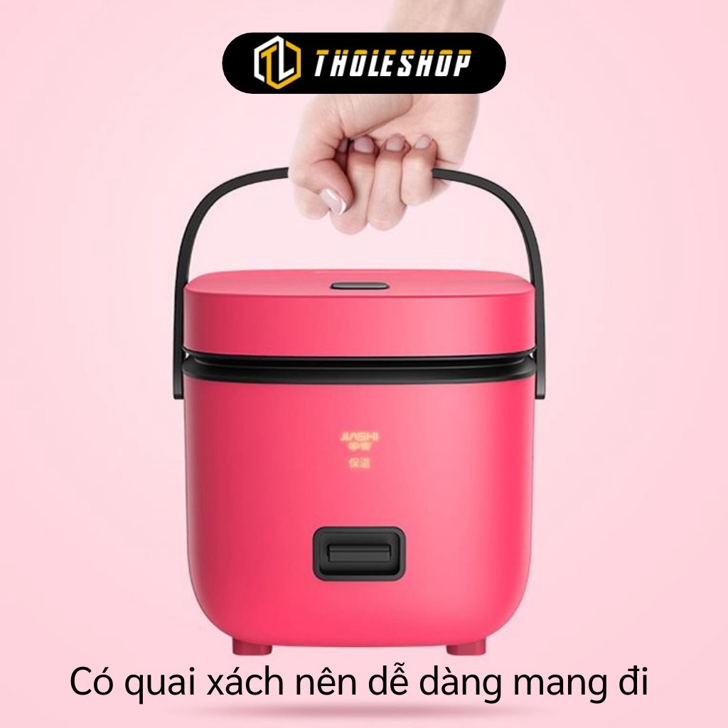 [SGD] Nồi Cơm Điện Mini - Nồi Cơm Điện Đa Năng 1.2L Nấu Canh, Cháo (Vá, Cốc Đong, Khay) 10025