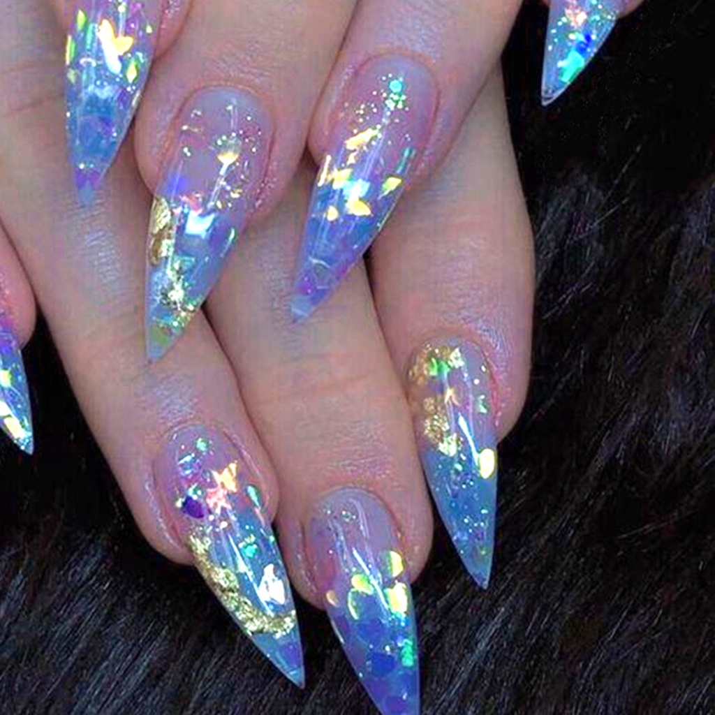 Phụ Kiện Trang Trí Móng Tay 3D Lấp Lánh Xinh Xắn