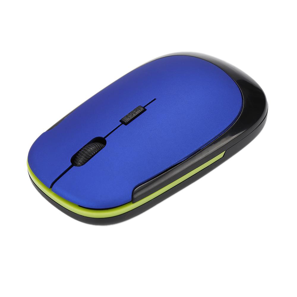 Ultra-thin Portable Wireless Mouse Cordless Mice Adjustable Sensitivity Mouse HT❣