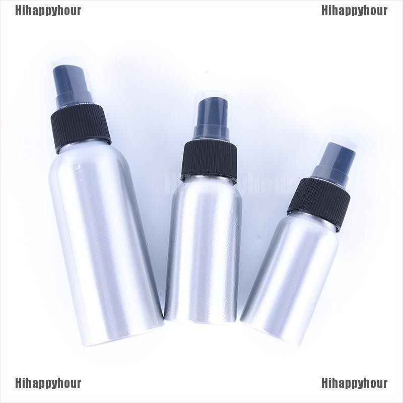 (hàng Mới Về) Bình Xịt Bằng Nhôm 1x30 / 50 / 100ml Tiện Dụng Cho Salon Làm Tóc