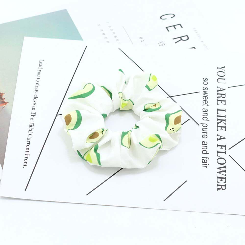 NICKOLAS Dây Cột Tóc Hình Quả Bơ Ngọt Ngào Phong Cách Hàn Quốc Cho Nữ