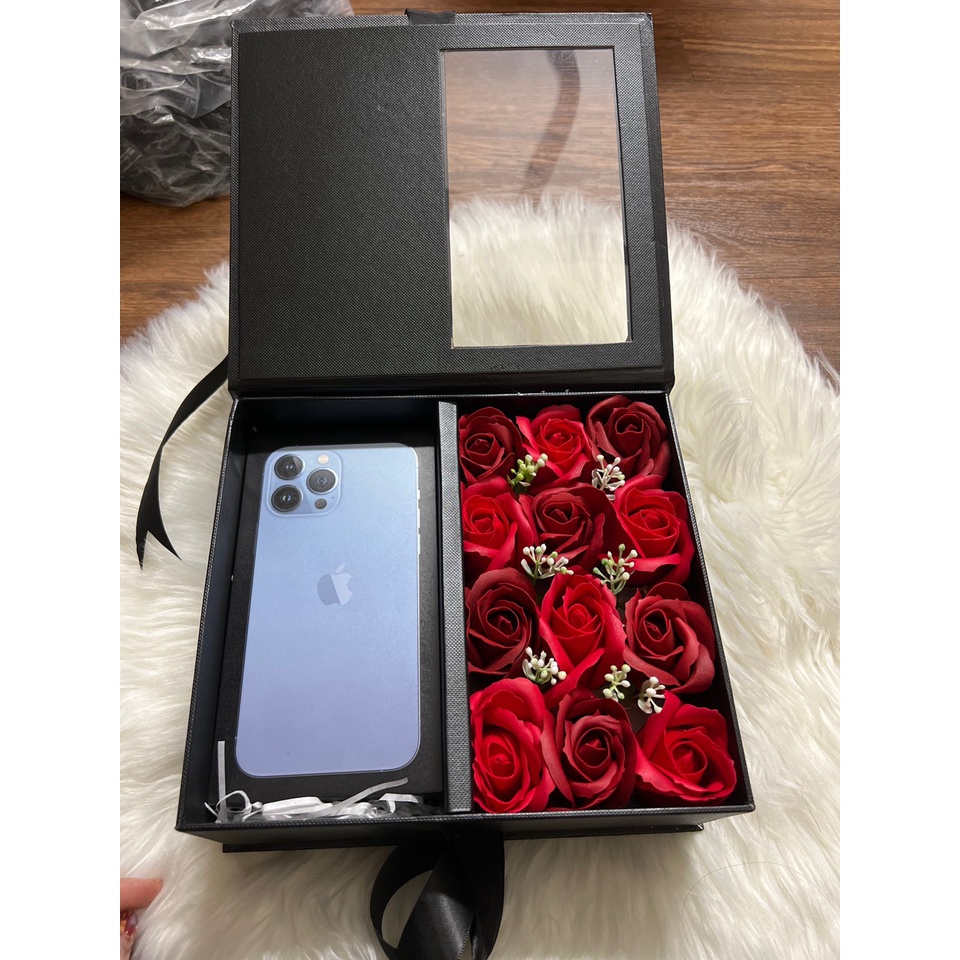 Hộp Mika Hoa Sáp With Love Đựng Quà, Nước Hoa