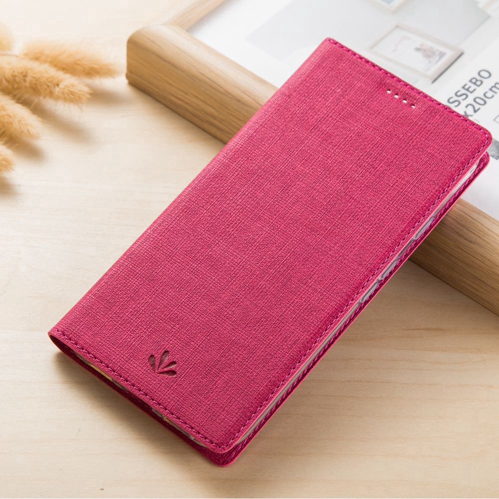 Vili Luxury PU Leather Casing Sony Xperia XZ Premium G8141 Dual G8142 Magnetic Flip Cover Fashion Simple Case