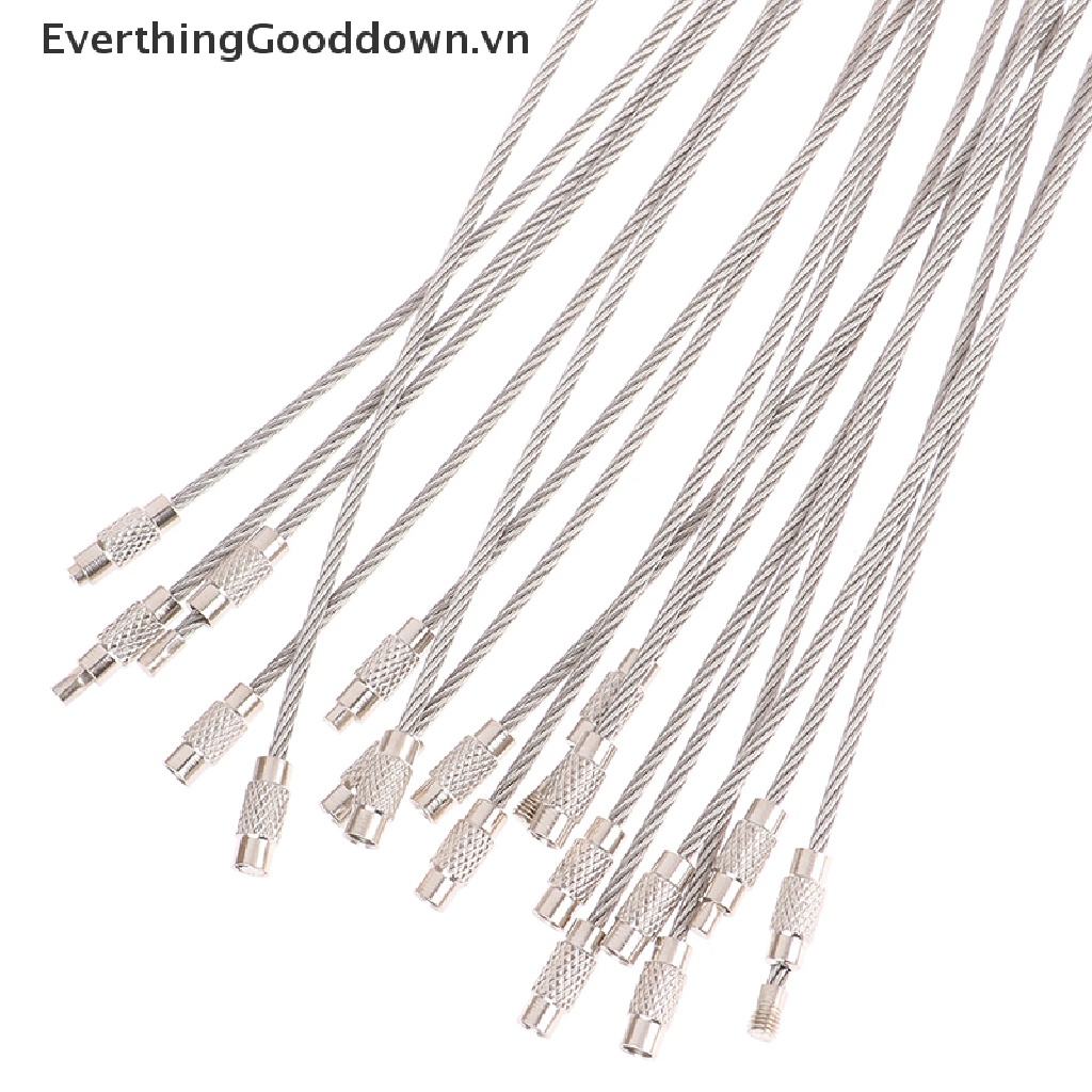 Dây Móc Khóa Bằng Thép Không Gỉ 20 Cái