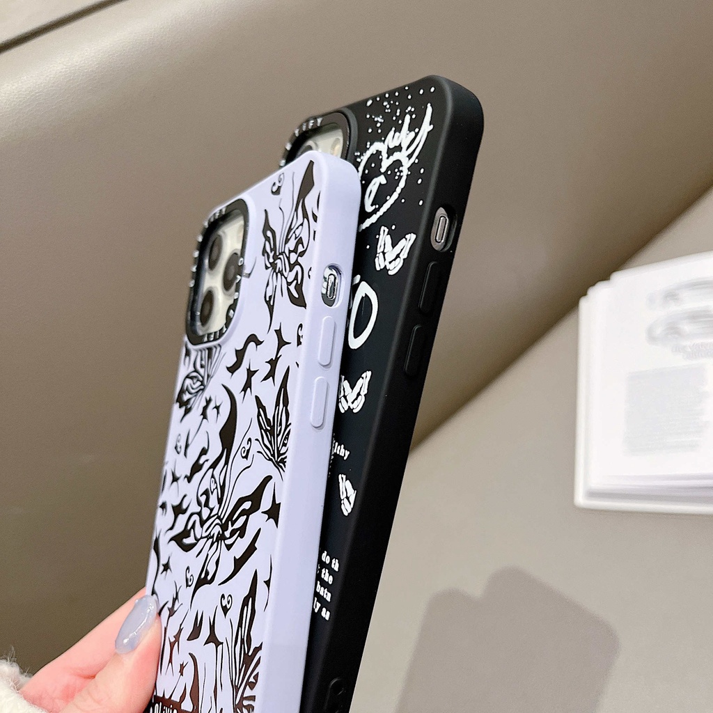 Ốp Điện Thoại Trong Suốt Hình Bướm Cho iPhone13Pro iPhone12Pro XS iPhone11 12Promax 13Promax 11 12 13 7P