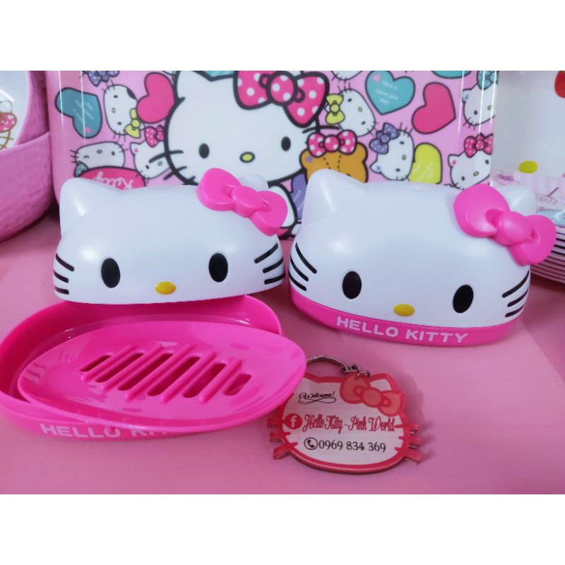 Hộp đựng xà phòng hello kitty