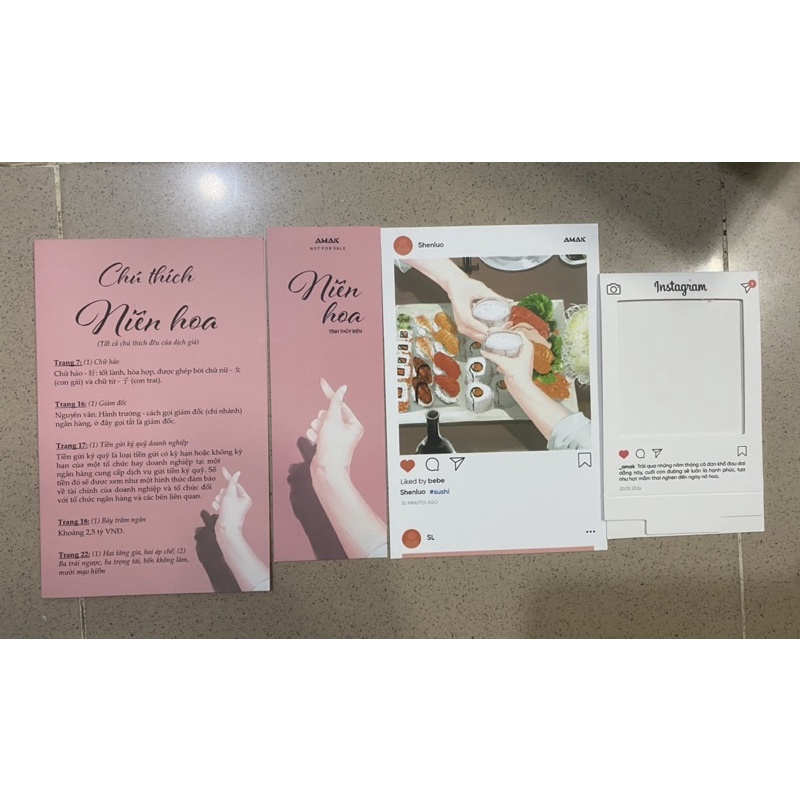 Combo postcard và pop up