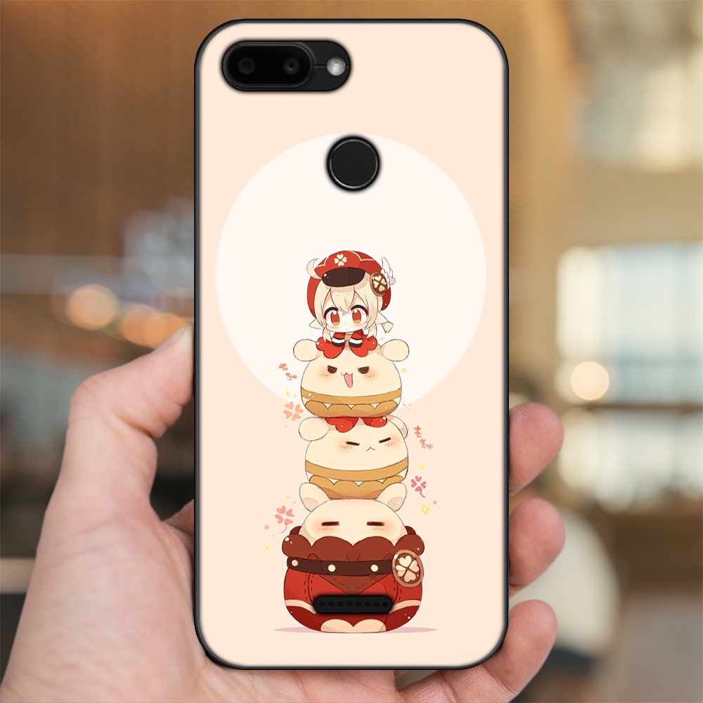 Ốp lưng Xiaomi Redmi 6 viền đen in hình Klee Genshin Impact