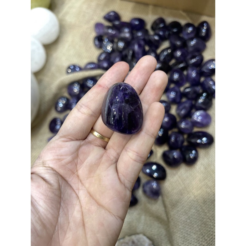 Palm Amethyst - thach anh tím viên thanh tẩy