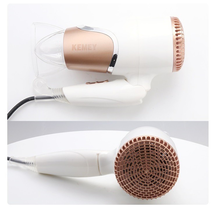 Máy Sấy Tóc Mini Cầm Tay Nhỏ Gọn Tiện Ích Kemey KM 6832