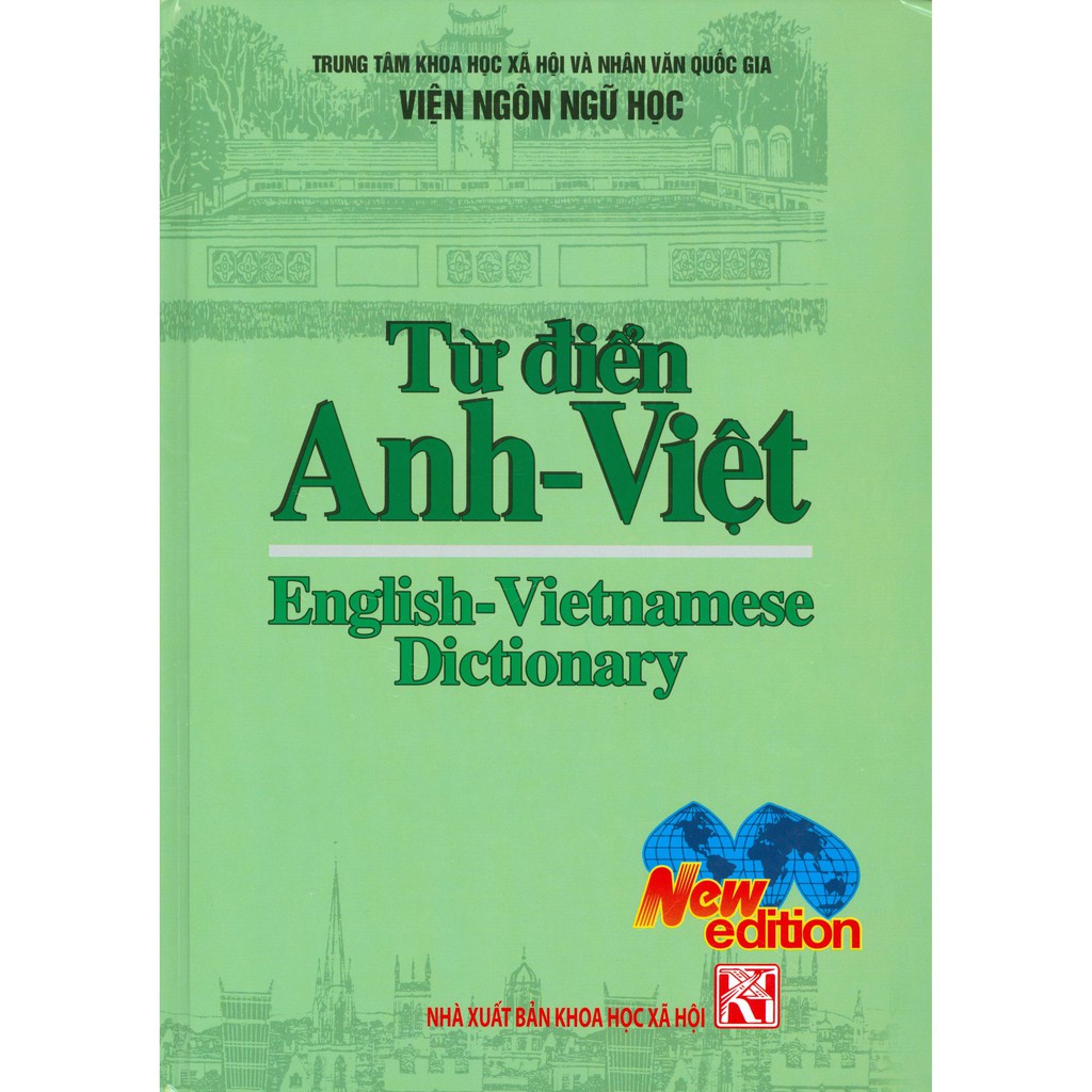 Sách Từ Điển Anh Việt English VietNamese Dictionary Bìa Cứng